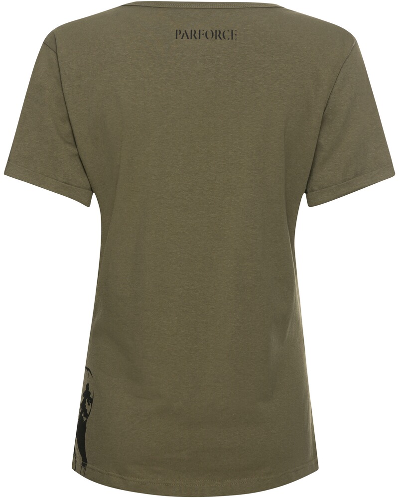T-shirt femme imprimé cerf, Parforce