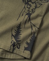 T-shirt femme imprimé cerf, Parforce