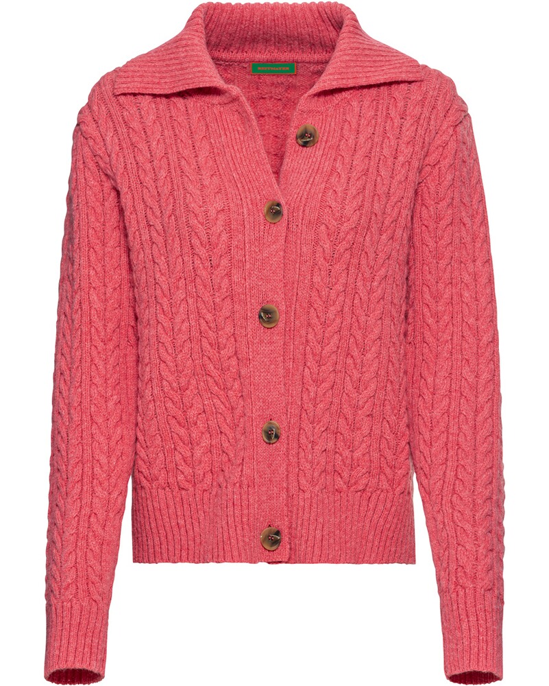 Zopfstrickjacke