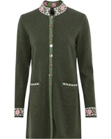 Lange Strickjacke mit Jacquard-Muster, REITMAYER