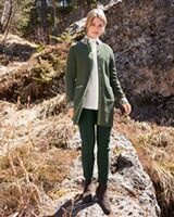 Lange Strickjacke mit Jacquard-Muster, REITMAYER