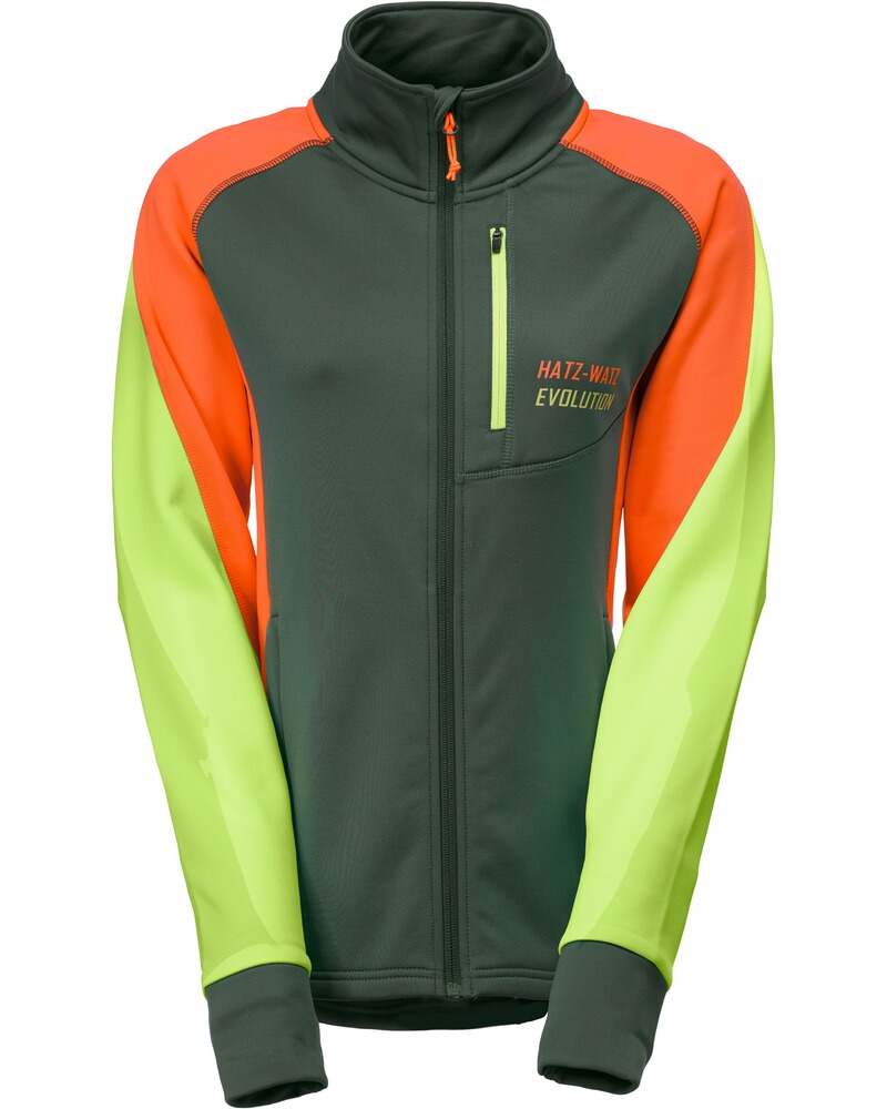 Damen Powerstretch-Fleecejacke Hatz-Watz