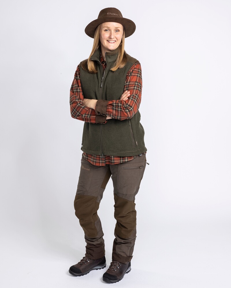 Damen Fleeceweste Smaland, Pinewood