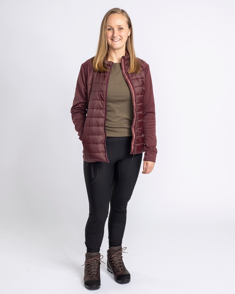 Damen Powerfleece-Jacke Finnveden, Pinewood