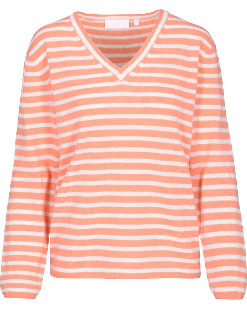 Ringel-V-Pullover