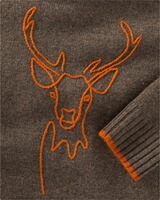 Pullover mit Hirschmotiv, Brigitte von Schönfels