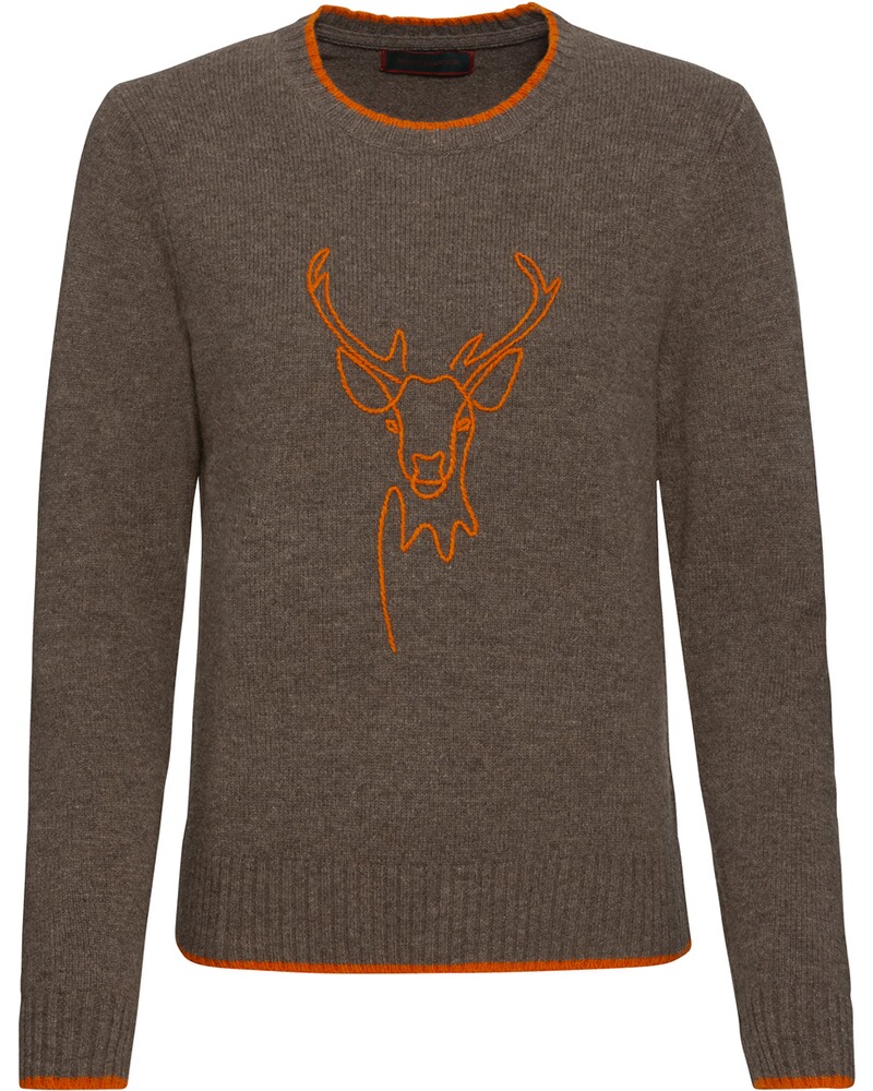 Pullover mit Hirschmotiv