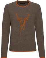 Pullover mit Hirschmotiv, Brigitte von Schönfels