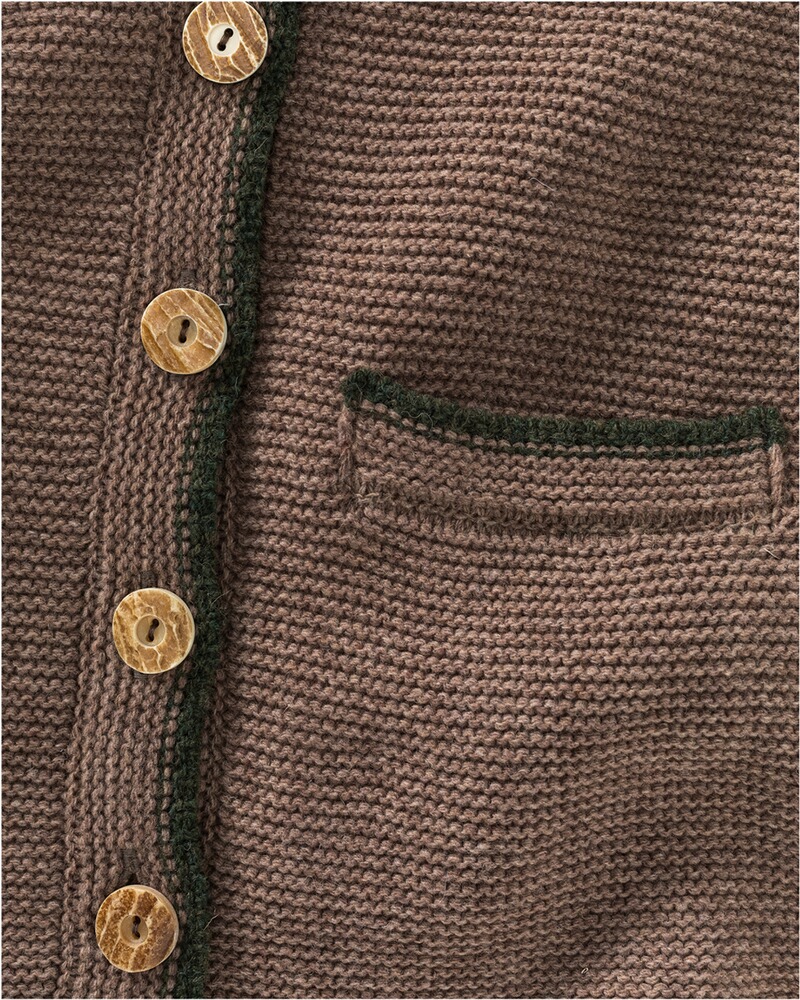 Strickjacke in Linksstrick, Luis Steindl