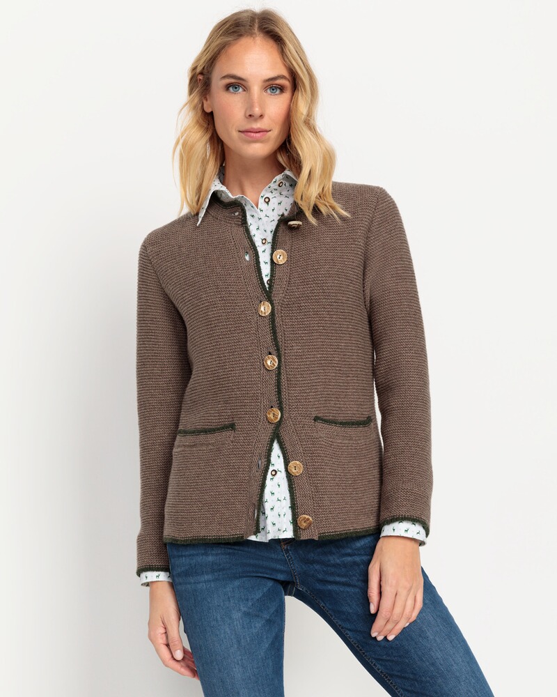 Strickjacke in Linksstrick, Luis Steindl