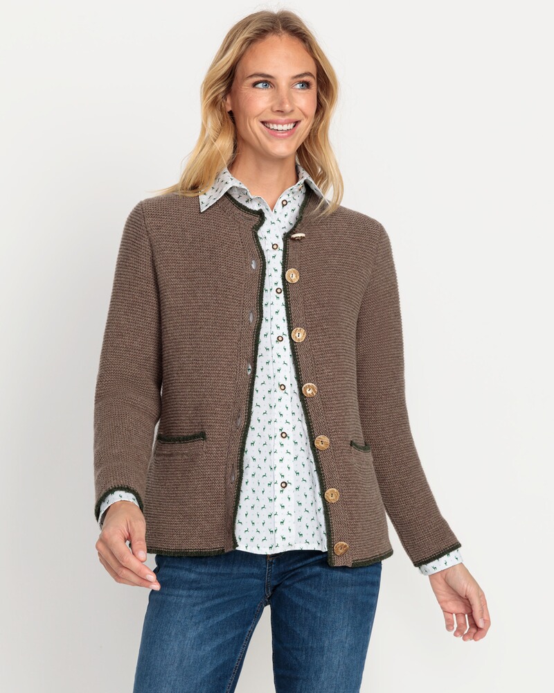 Strickjacke in Linksstrick, Luis Steindl