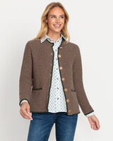 Strickjacke in Linksstrick, Luis Steindl