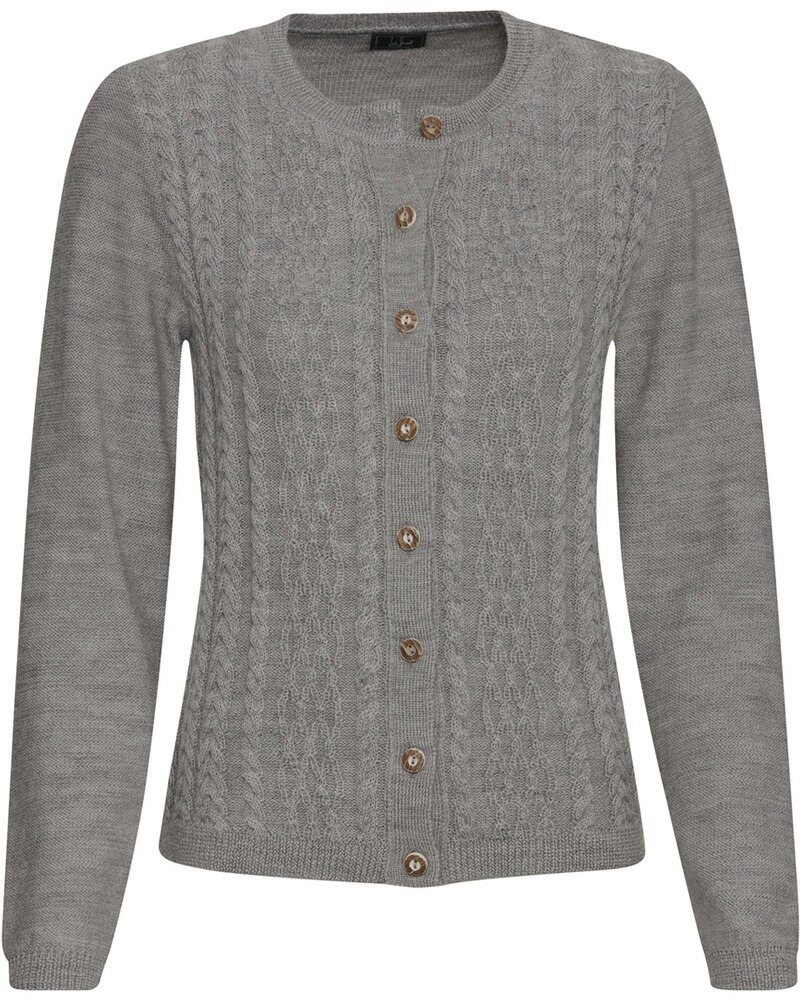 Zopfstrickjacke