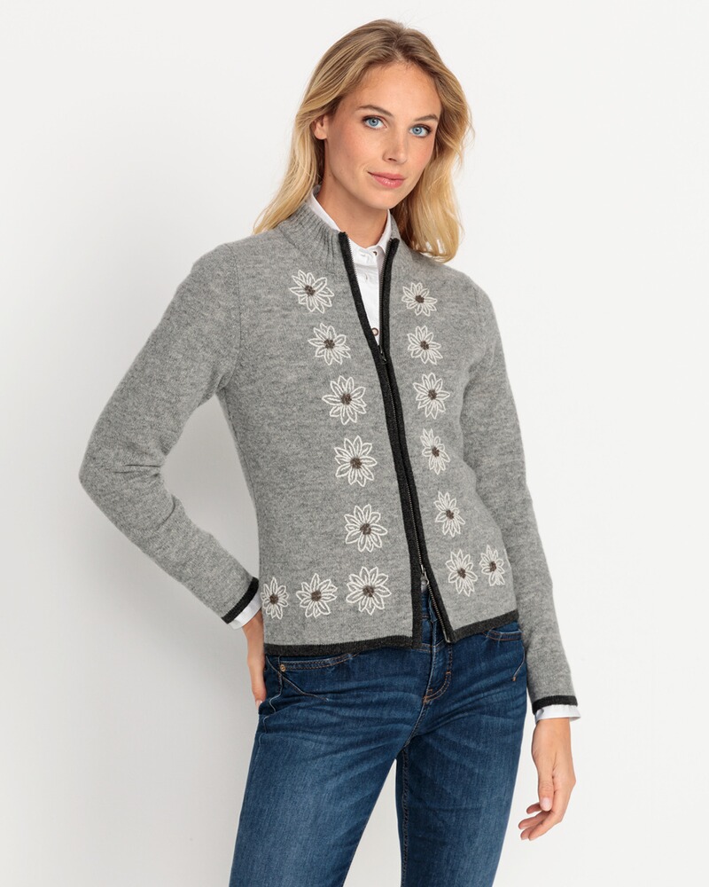 Strickjacke mit Edelweiß, Luis Steindl
