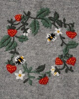 Strickcardigan mit Rückenstickerei, REITMAYER