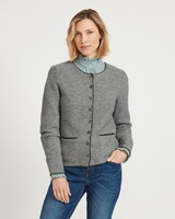 Strickcardigan mit Rückenstickerei, REITMAYER