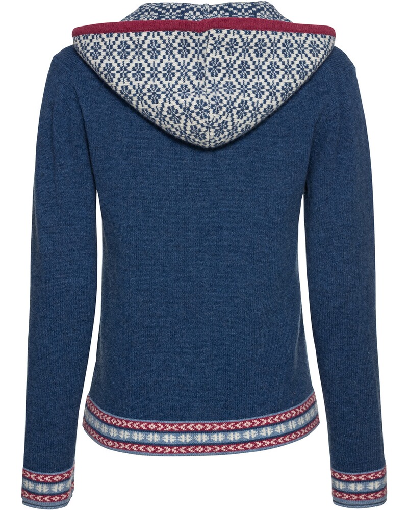 Jacquard-Cardigan mit Kapuze, REITMAYER