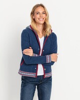 Jacquard-Cardigan mit Kapuze, REITMAYER