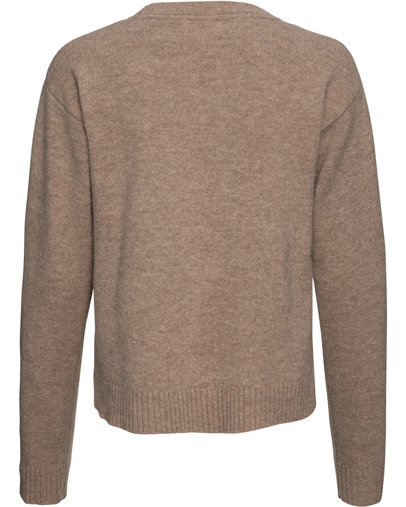 Strickpullover mit Blumenstick, REITMAYER