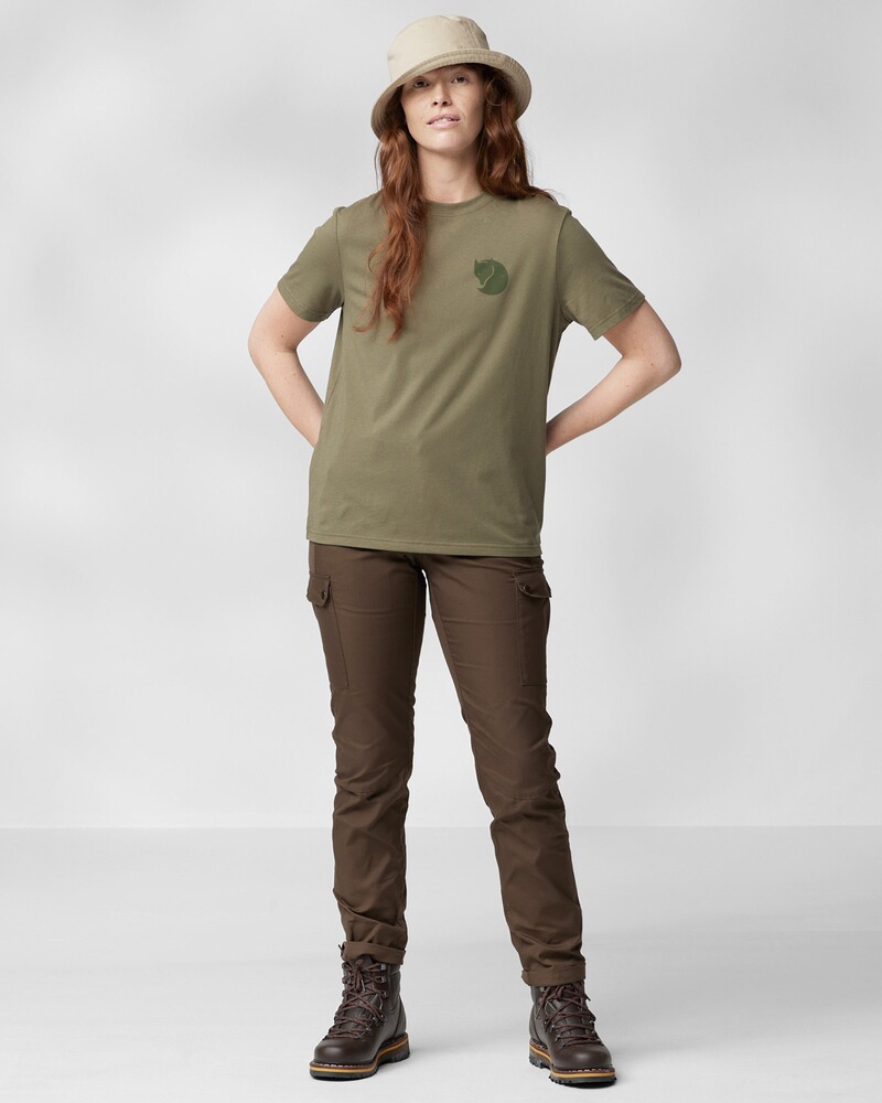 Damen T-Shirt Fox Boxy, Fjällräven