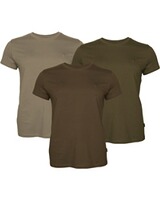 Damen T-Shirts, 3er-Pack, Pinewood