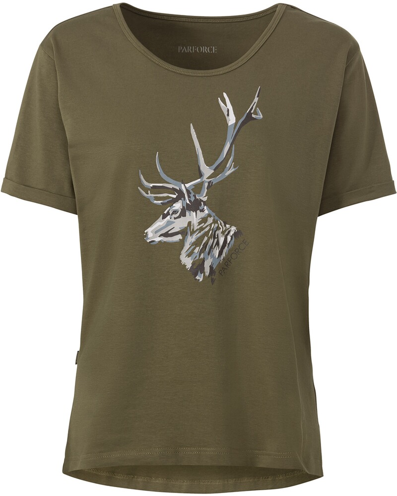 Damen T-Shirt Hirsch