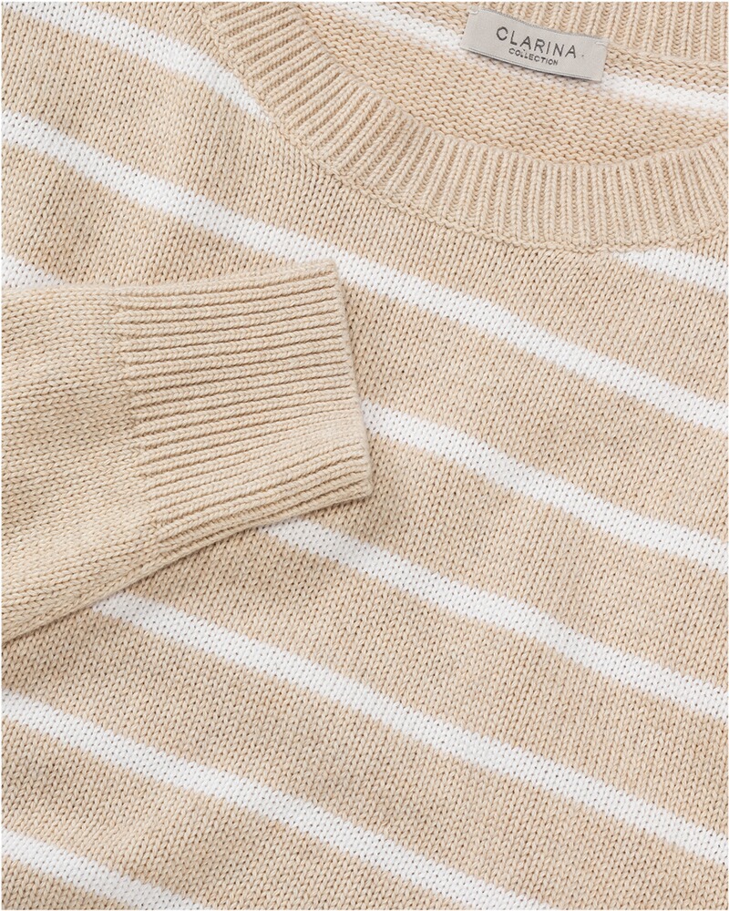 Rundhals-Pullover, Clarina