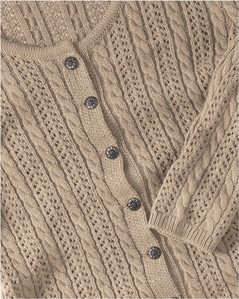 Zopfstrickjacke, Country Line