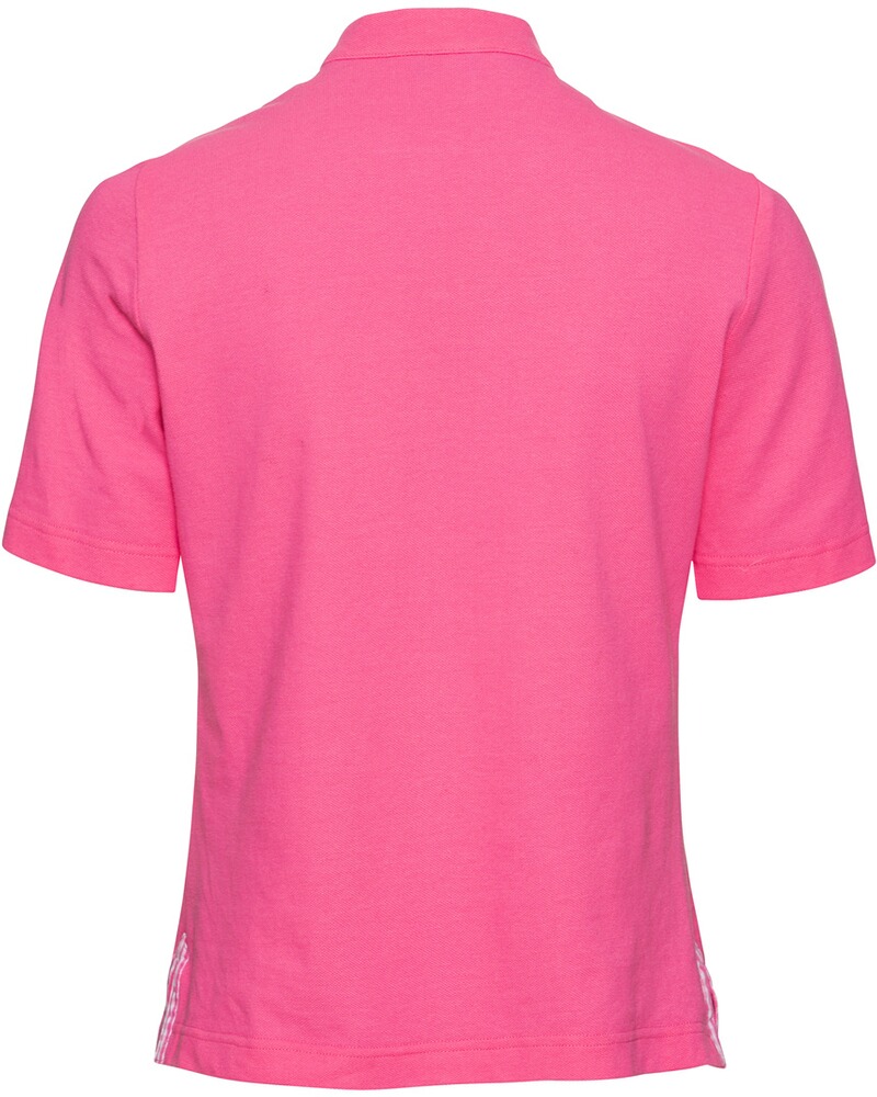 Piqué-Shirt mit Vichykaro-Details, Luis Steindl