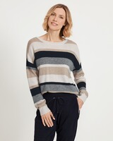 Kaschmir Ringel-Pullover, Brigitte von Schönfels