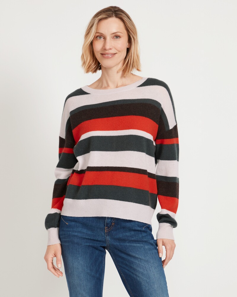 Kaschmir Ringel-Pullover, Brigitte von Schönfels