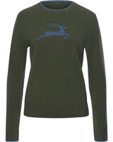 Strickpullover mit Hirschmotiv, REITMAYER