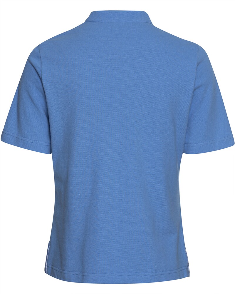 Piqué-Shirt mit Vichykaro-Details, Luis Steindl