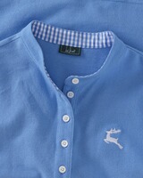 Piqué-Shirt mit Vichykaro-Details, Luis Steindl