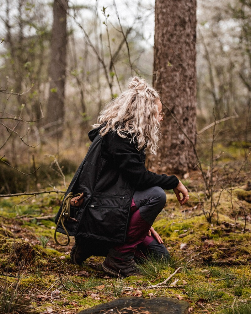 Damen Fleecejacke Finnveden, Pinewood