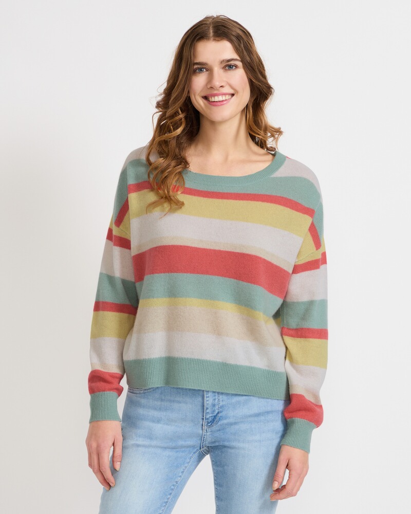 Kaschmir Streifenpullover, Brigitte von Schönfels