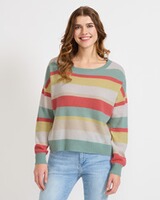 Kaschmir Streifenpullover, Brigitte von Schönfels