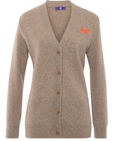 Strick-Cardigan Flugentenmotiv, Brigitte von Schönfels