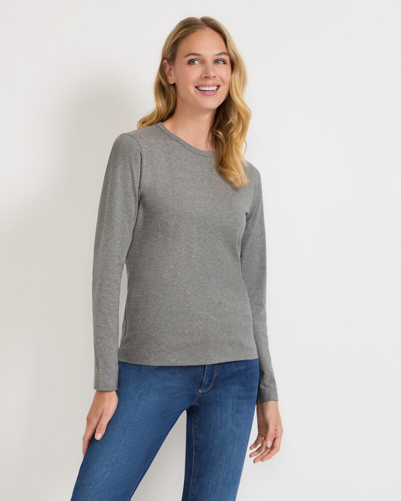 Langarm-Shirts im Doppelpack, Brigitte von Schönfels