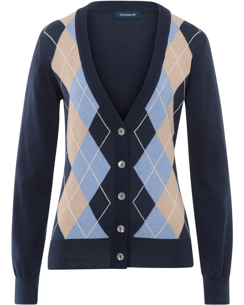 Argyle-Cardigan