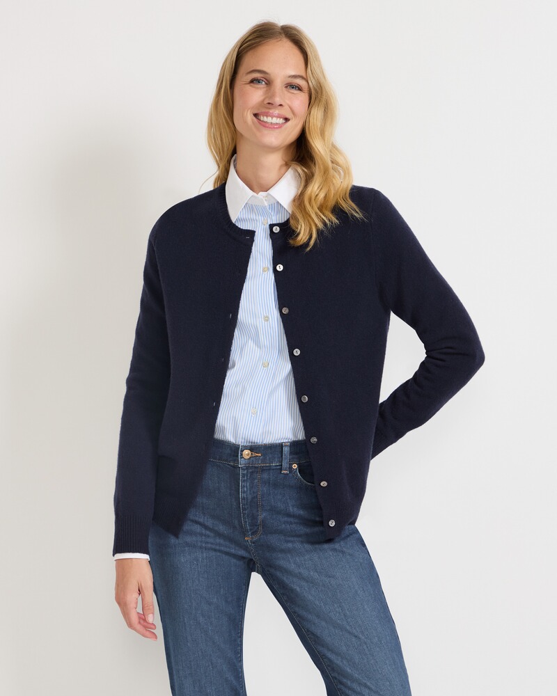 Lambswool Cardigan, HIGHMOOR