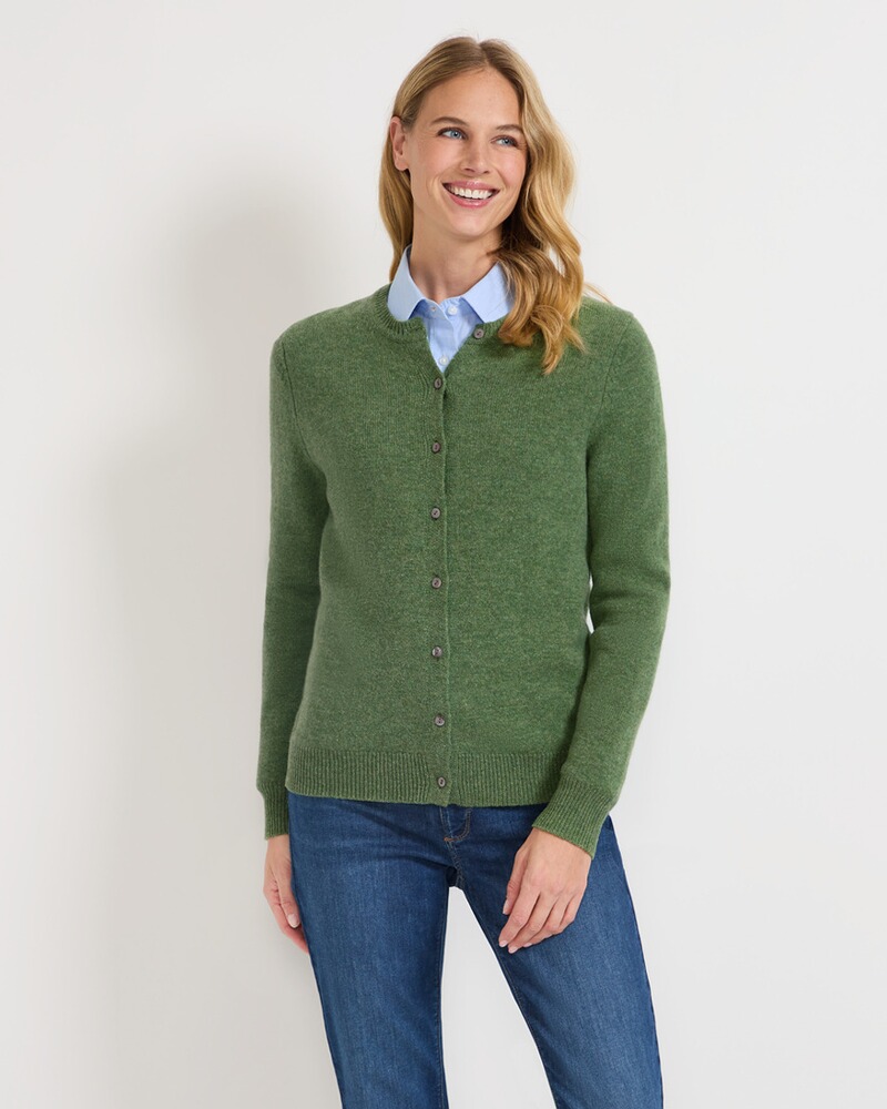 Lambswool Cardigan, HIGHMOOR