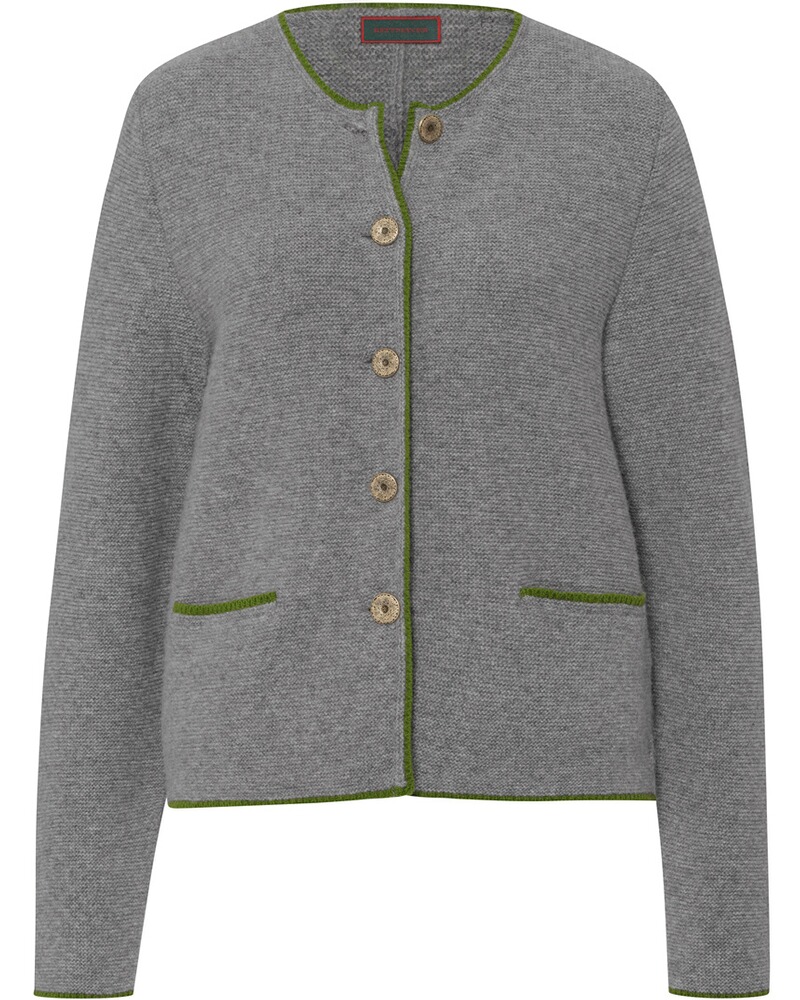 Cardigan mit Rückenfalte