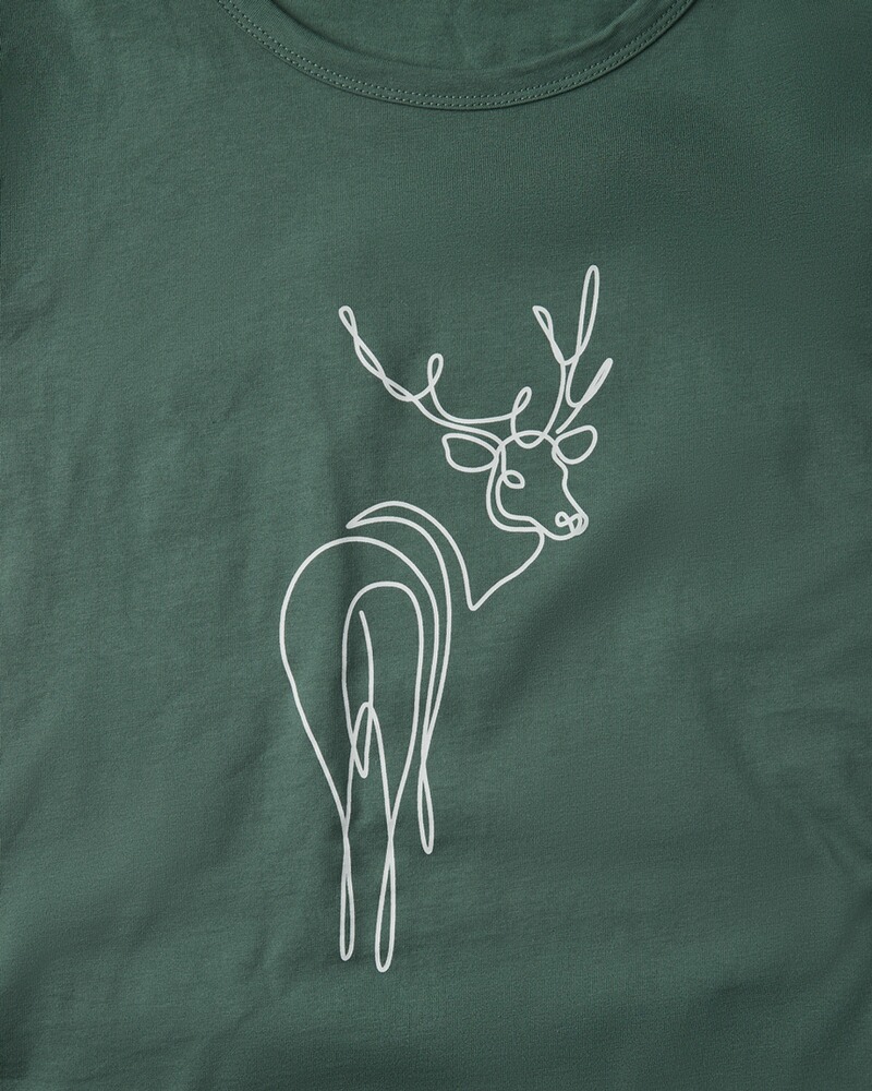 Langarm-Shirt mit Hirschdruck, REITMAYER