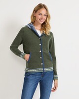 Jacquard-Cardigan mit Kapuze, REITMAYER