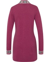 Lange Strickjacke mit Jacquard-Muster, REITMAYER