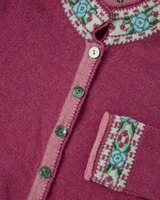 Lange Strickjacke mit Jacquard-Muster, REITMAYER