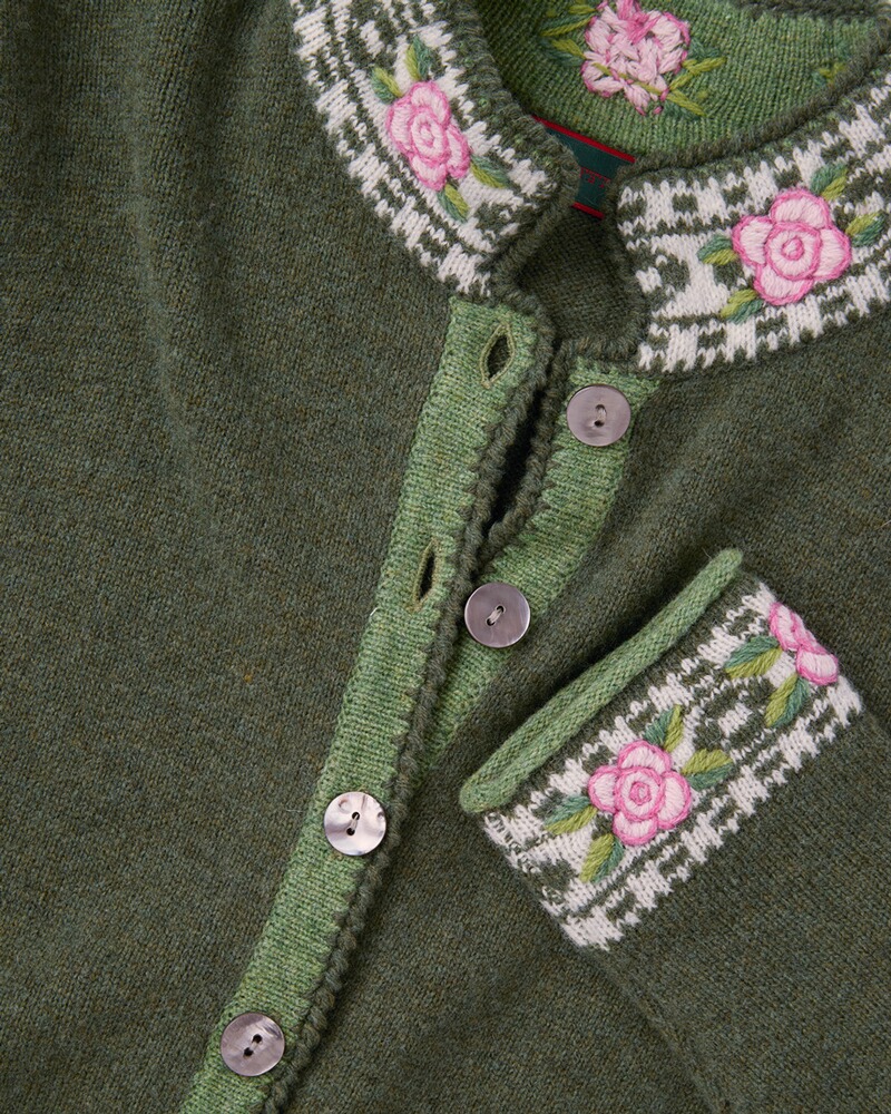Strickjacke mit Jacquard-Muster, REITMAYER