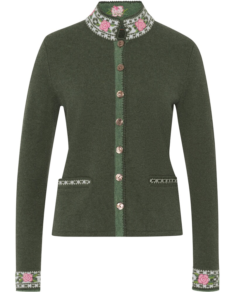 Strickjacke mit Jacquard-Muster