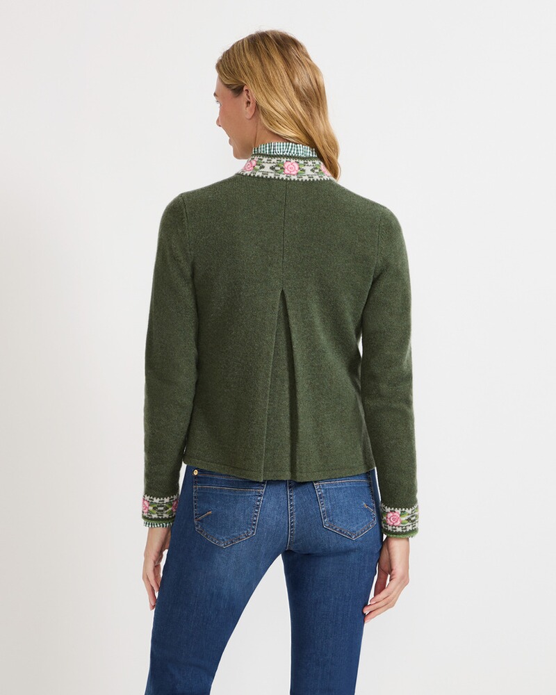 Strickjacke mit Jacquard-Muster, REITMAYER